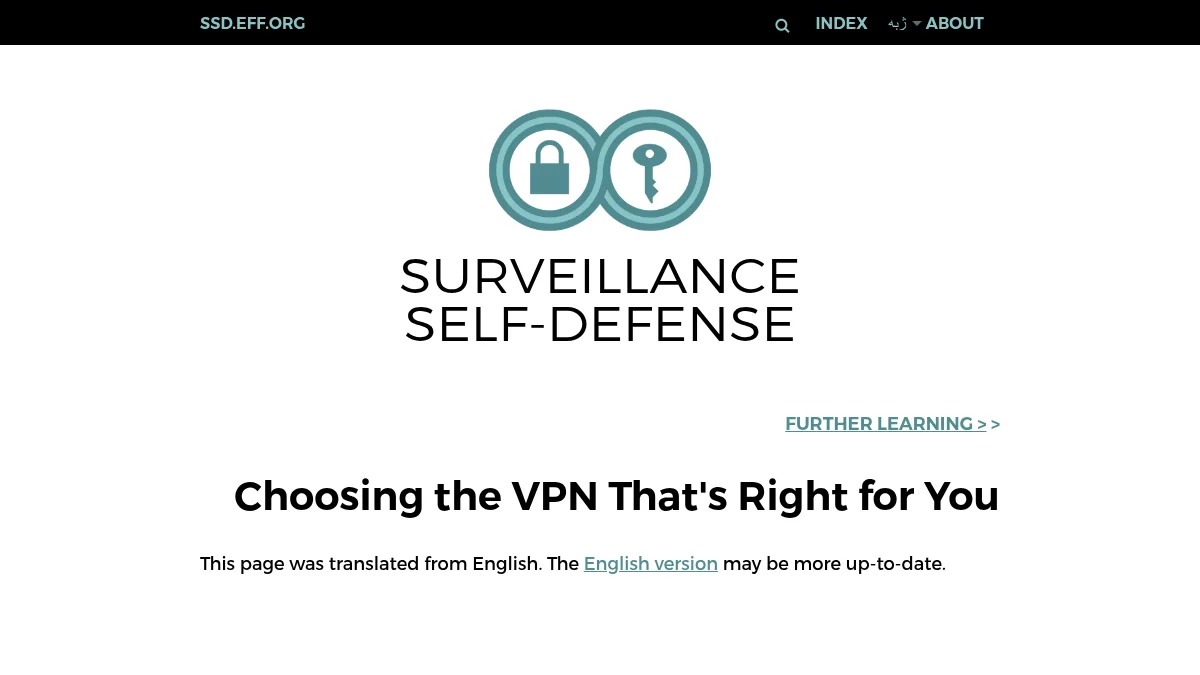 Как понять, можно ли доверять VPN-конфигу: изображение из источника EFF Surveillance Self-Defense: Choosing the VPN That's Right for You